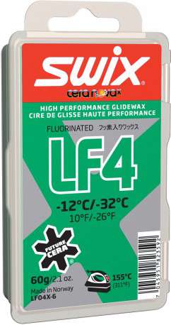 Мазь скольжения (парафин) Swix LF4X Green -12C / -32C (LF04X-6) - №1