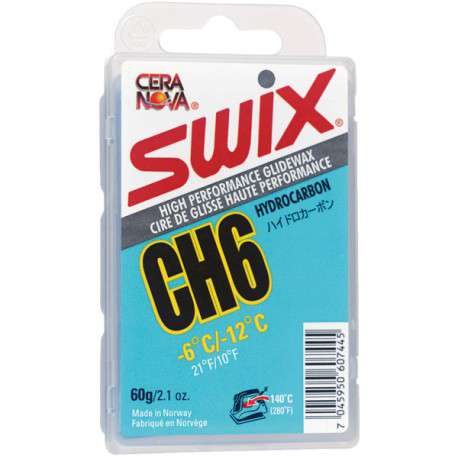 Мазь скольжения (парафин) Swix CH6 Blue -6C -12C 60гр. - №1