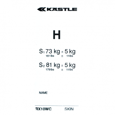 Лыжи беговые Kastle RX10 WC Classic Skin Hard( H) - №2