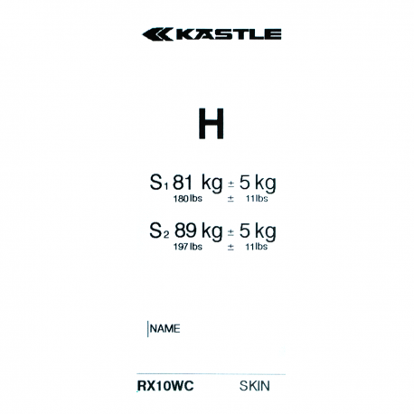 Лыжи беговые Kastle RX10 WC Classic Skin Hard( H) - №4